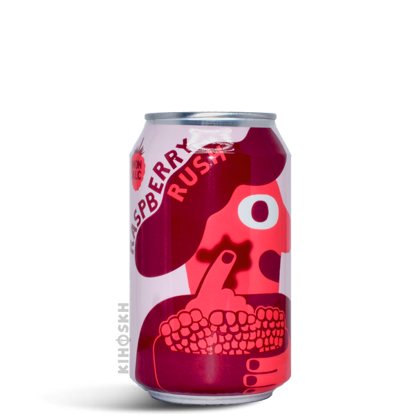 Raspberry Rush Non-Alcoholic Beer