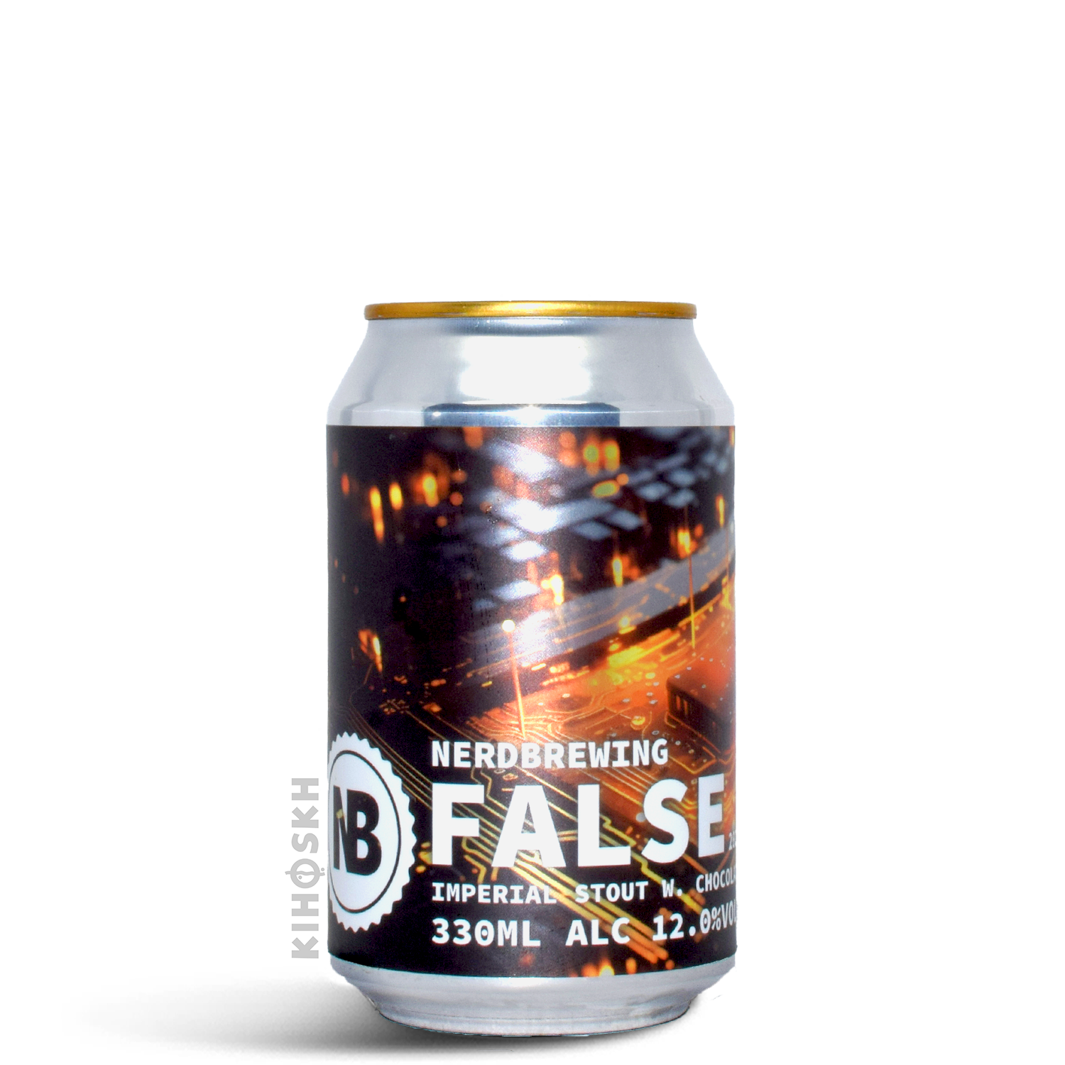 Nerdbrewing False Imperial Stout w. Chocolate & Maple Syrup
