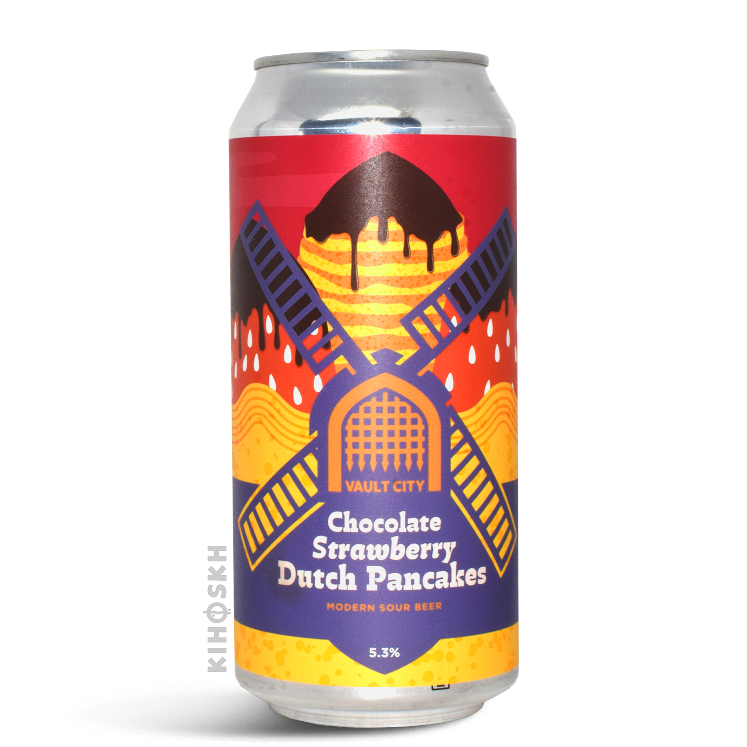 Vault City Brewing Chocolate Strawberry Dutch Pancakes